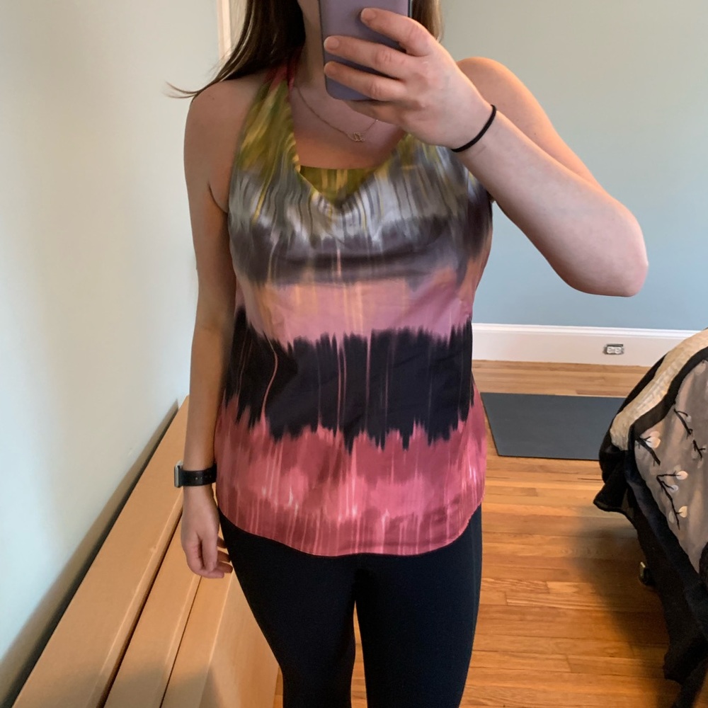 Colorblock blouse